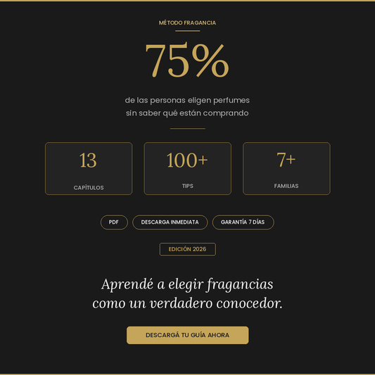 Guía Maestra de Perfumería: El arte de elegir y entender fragancias