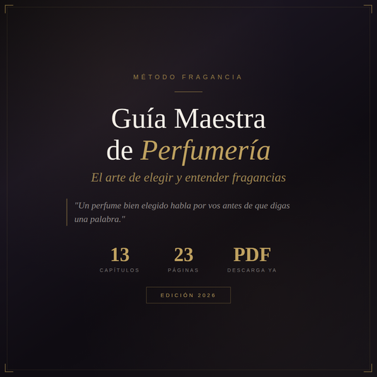 Guía Maestra de Perfumería: El arte de elegir y entender fragancias