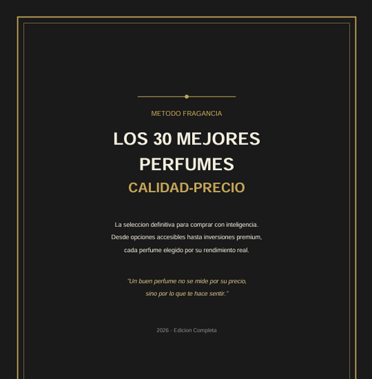 Los 30 Mejores Perfumes Calidad-Precio
